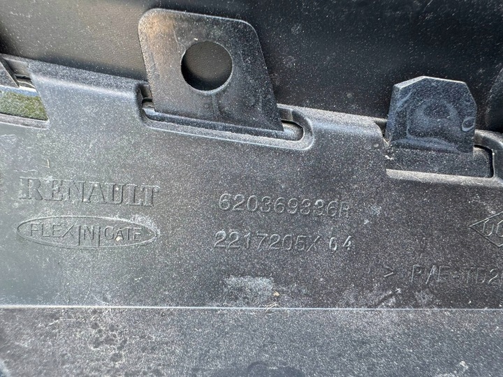 фото №8, Решітка радіатора решітка підсилювач перед хром планка renault zoe рестайлінг 620369336r