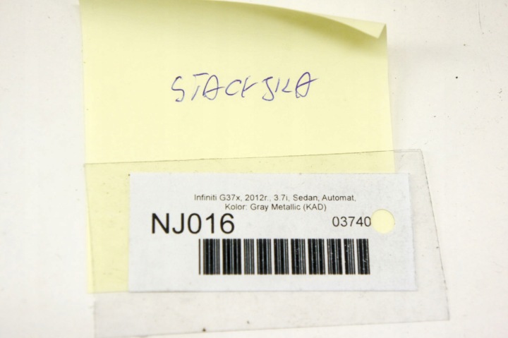 фото №7, Nj016 infiniti g37 замок запалювання 285f5-jk600