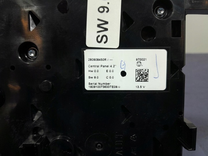 фото №8, Renault megane iv панель радио кондиционера 280908450r