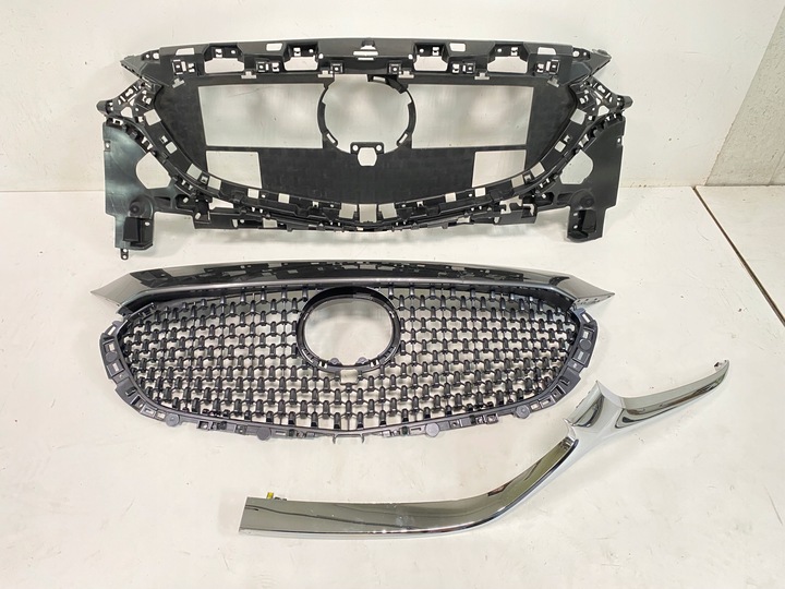 фото №1, Решітка решітка радіатора хром каркас mazda 6 vi gj другий рестайлінг 2018-2024