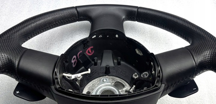 фото №6, Руль audi a3 8p q5 8r a5 cabrio sportback trzyramienna кожа лепестки