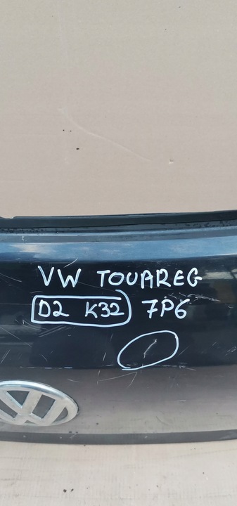 фото №7, Vw touareg 7p6 10-18 крышка крышка багажника задняя