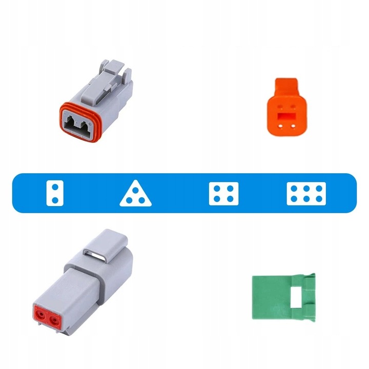 фото №11, Соединитель коннекторы автомобильных штекер герметичные электрические pin 185 szt.