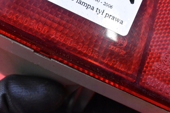 фото №12, Лампа права зад задня 35950-80g0r suzuki ignis 1 i 5d hb 00-06