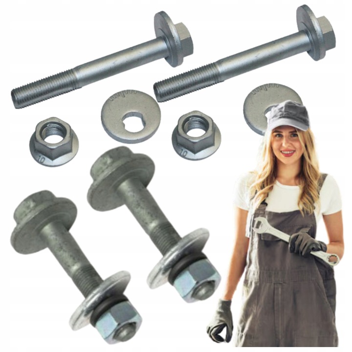 фото №1, Гвинти mimośrodowe зад 4 штуки задні hyundai ix35 набір комплект 4wd