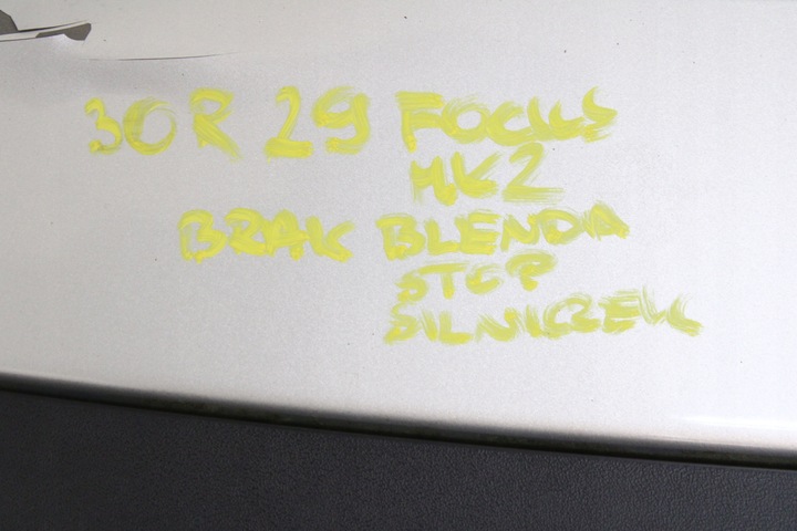 фото №13, Ford focus mk2 рестайлинг hb 07r- крышка багажника зад задняя o3 03