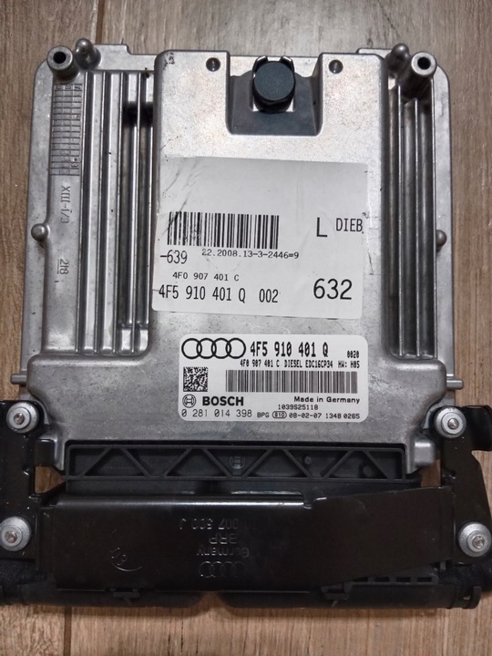 фото №4, Комп'ютер блок керування audi a6 2.7 tdi 4f5910401q 0281014398