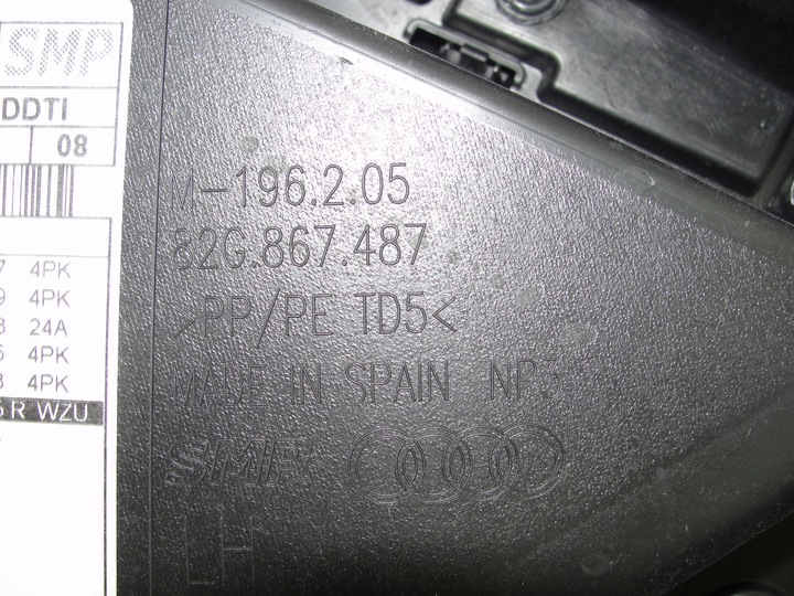 фото №3, Боковина дверь зад левых audi a1 ii 2018-