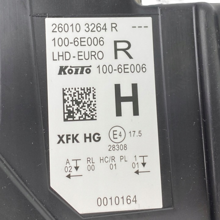 фото №13, Нова оригінальна фара права led renault kangoo 3 260103264r