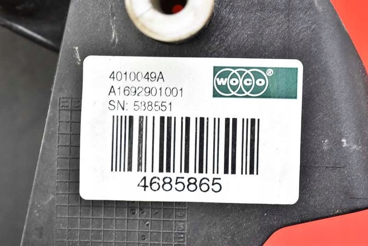 фото №6, Педаль педали тормоз автомат a1692901001 mercedes b-klasa w245 05-08