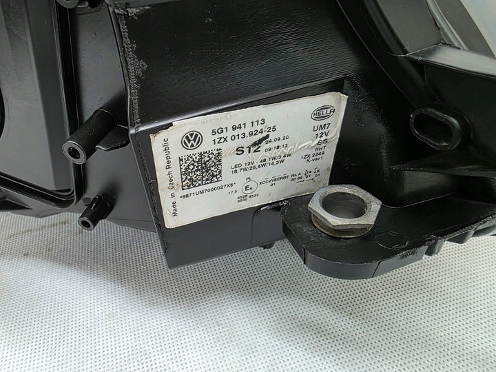 фото №9, Vw volkswagen golf vii рестайлінг лампа перед ліва повний led європа 5g1941113