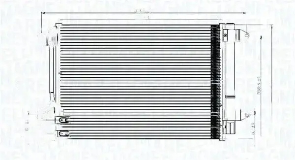 фото №1, Конденсатор радіаторів кондиціонера 350203845000