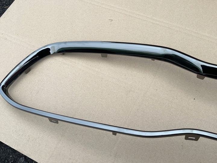 фото №3, Kia sportage iv 4 рестайлинг рамка хромированная решётка бампер перед 86351-f1700