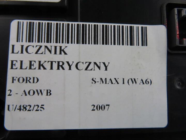 фото №5, Спидометр ford s-max i wa6 2 - aowb 6m2t10849ah vp6m2f10849ah 6m2t14c026ae