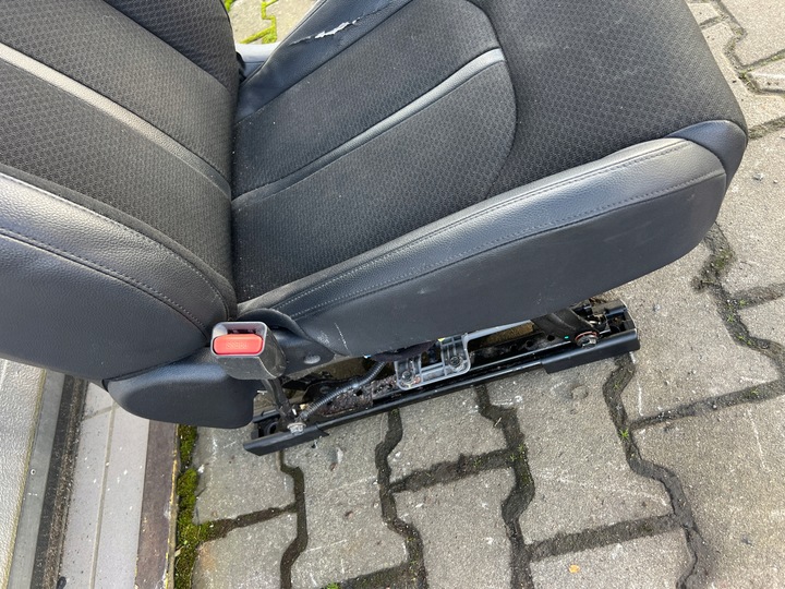 фото №7, Kia optima jf універсал 16-19 сидіння лівий водія напівшкіра з підігрівом