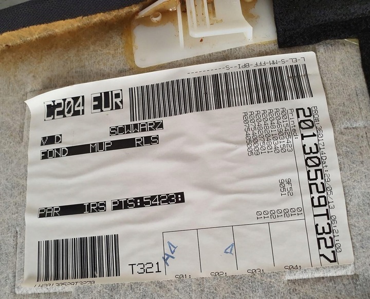 фото №8, Стеля mercedes w204 купе a2046903150