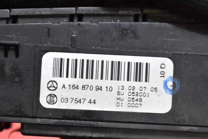 фото №8, Панель керування підвіска pdc a1648709410 mercedes ml w164 05-08