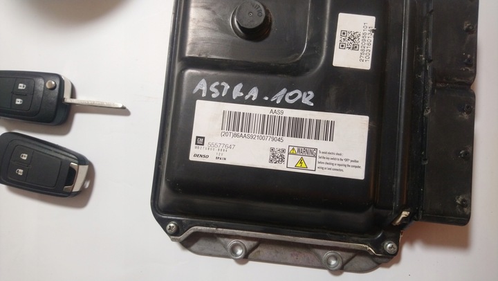 фото №13, Набор замок зажигания компьютер opel astra j iv 1.7 cdti