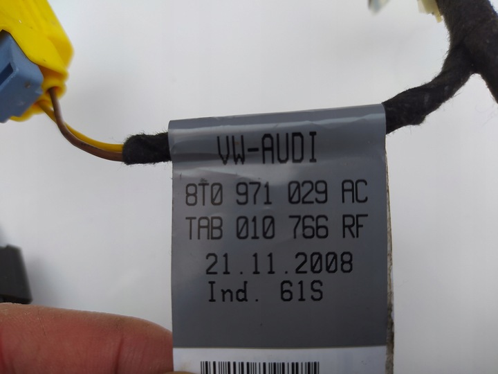 фото №8, Жгут установка дверь левый перед - audi s5 a5 8t