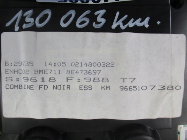 фото №6, Peugeot 308 1.6htp спідометр  9665107380 130ty km