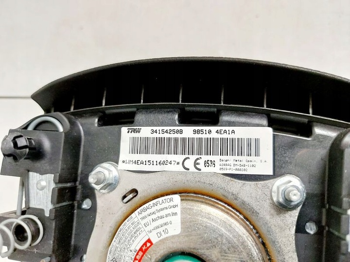 фото №6, Nissan qashqai ii j11 2 подушка безопасности подушка безопасности водителя 985104ea1a