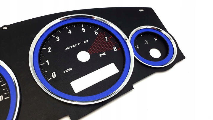 фото №6, Jeep grand cherokee srt8 диски спідометра прилади замінник mph na kmh moman