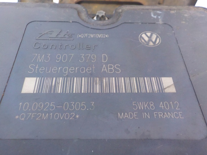 фото №8, Volkswagen sharan 2.0tdi mk1 рестайлинг / mk2 насос abs