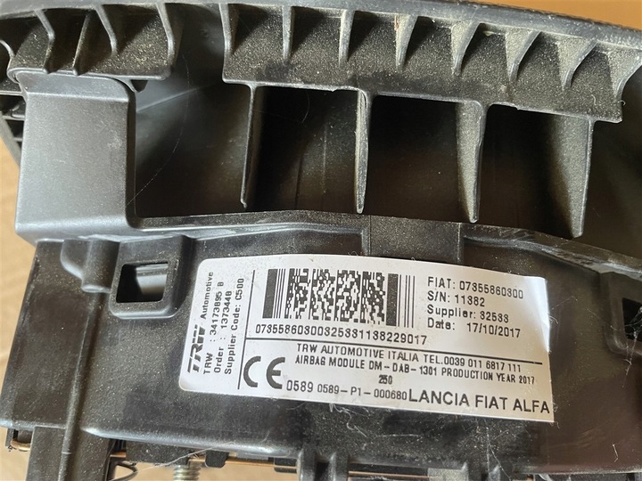 фото №6, Подушка безпеки подушка водія citroen jumper 3 рестайлінг 14-