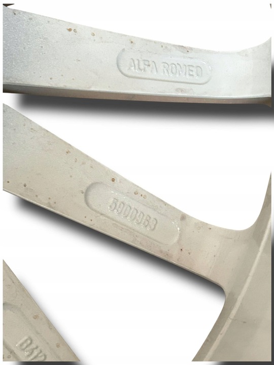 фото №7, Білий диски алюмінієві 7jx17h2-43.5 оригінальні нове alfa 5900963 !j