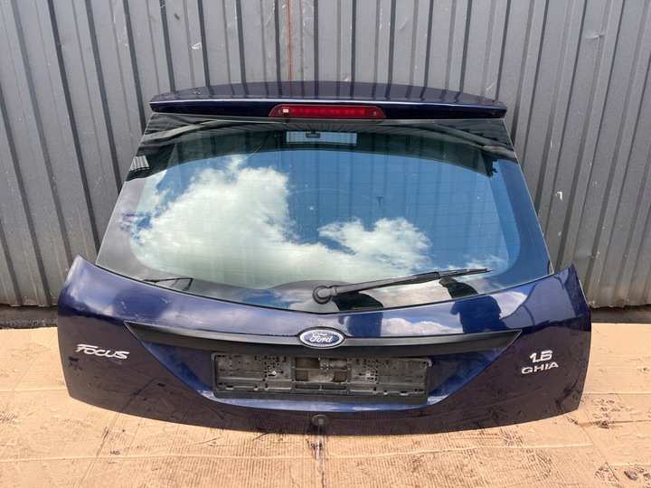 фото №1, Крышка задняя стекло зад ford focus mk1 1998-2004 тёмно-синяя