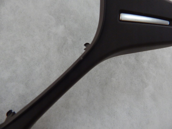 фото №7, Mercedes w166 x166 w246 w204 рестайлінг w212 - рамка накладка кермо коричнева