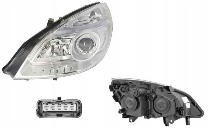 фото №1, Фара лампа левый renault scenic 06-09 hella