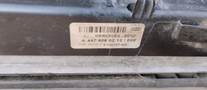 фото №10, Радіатор комплект радіатор mercedes vito w447 2.2 cdi автомат вентилятор
