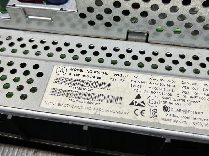 фото №6, Mercedes w906 радіо навігація a9069000104