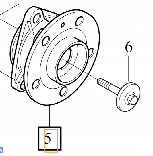 фото №1, Ступиця підшипник volvo xc40 оригінал