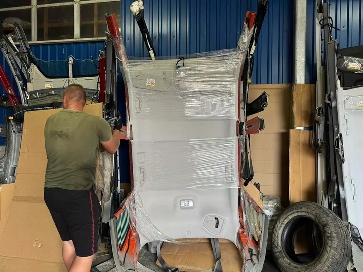 фото №8, Citroen c3 aircross дах обшивка стеля рейлінги