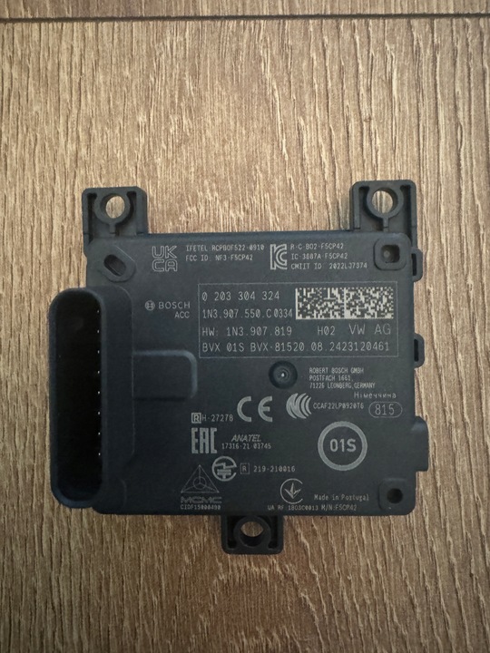 фото №1, Датчик радар acc дистронік vw seat skoda audi 1n3907550c 1n3907819 оригінал