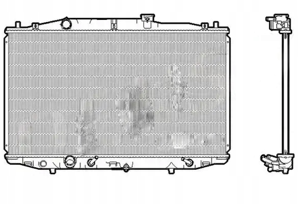 фото №1, Радиаторов воды drm40024 denso honda accord vii