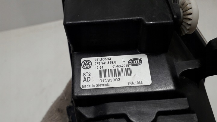 фото №12, Vw touareg 2 ii рестайлінг 14- галоген лівий 7p6941699g