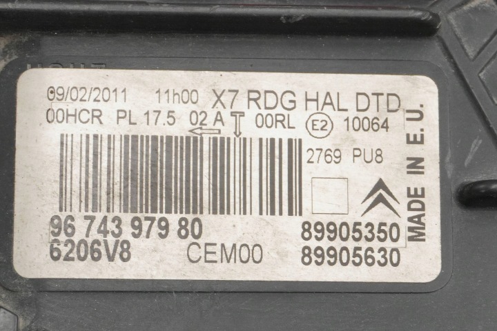 фото №9, Фара передня права citroen c5 ii рестайлінг 9674397980