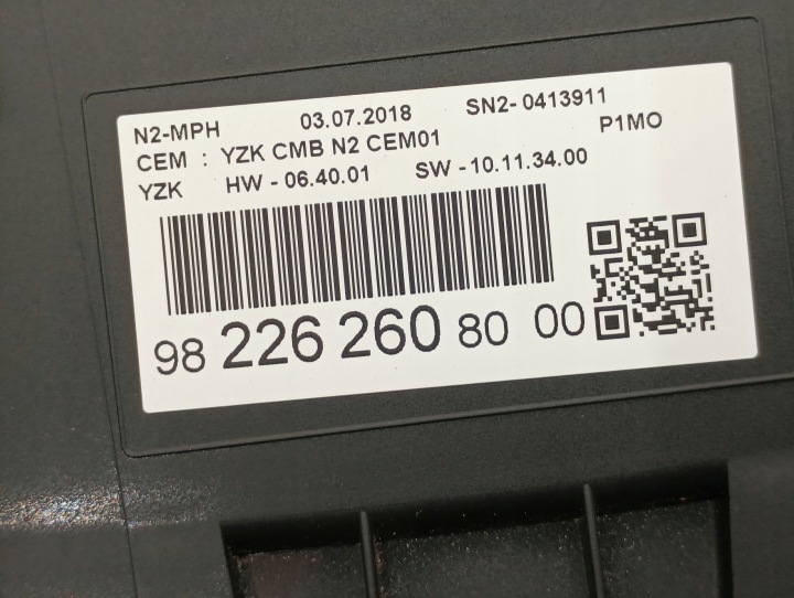 фото №11, Opel crossland x 1.2 b 18r панель приладів 98226260 англієць