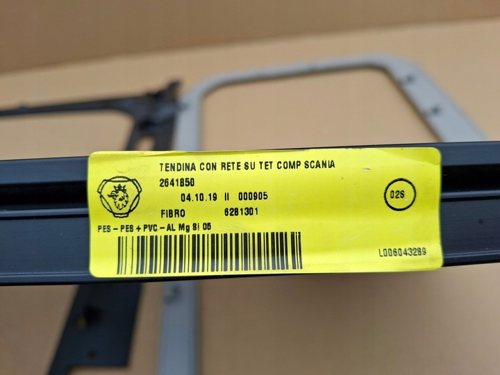 фото №10, Scania r s рамка ролета жалюзи люк 2641850