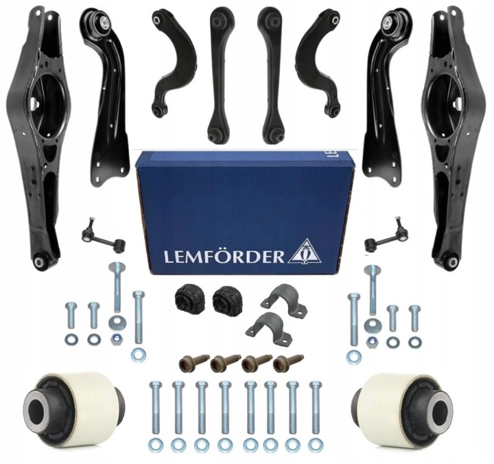 фото №1, Набор рычаги зад skoda octavia 2 vw touran golf 6 lemforder + болты