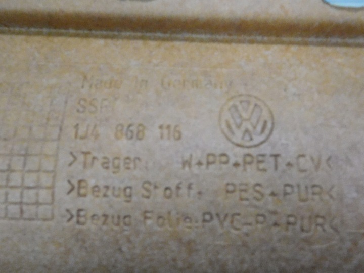 фото №9, Боковина дверь правый зад vw golf iv 1j6867212ad