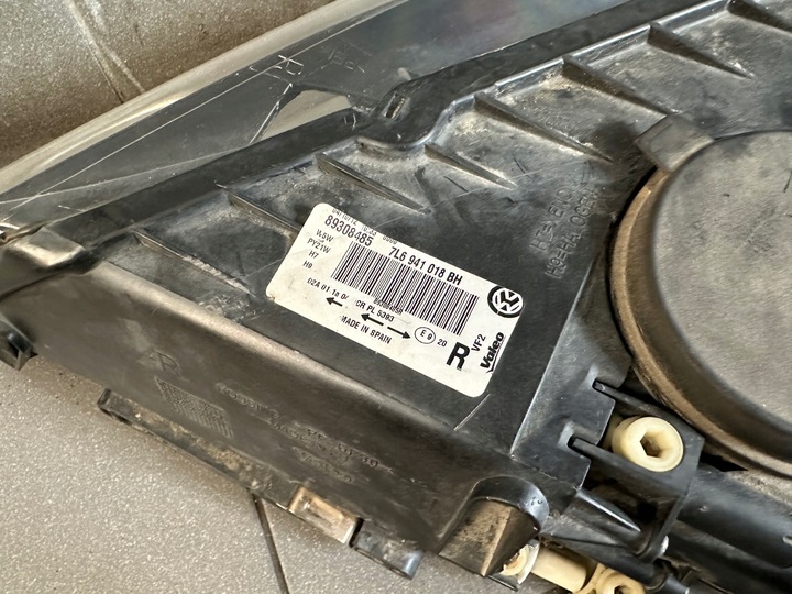 фото №9, Лампа правый перед vw touareg 7l6941018bh