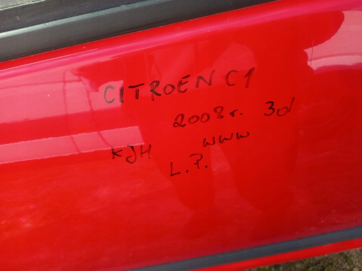 фото №8, Двери левые перед citroen c1 08r kjh 3d