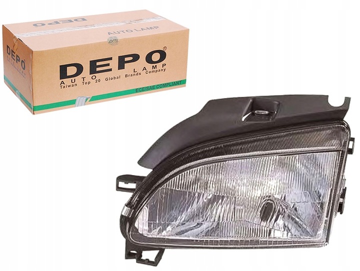 фото №1, Фара h4 електричний seat arosa 05.97-01.00
