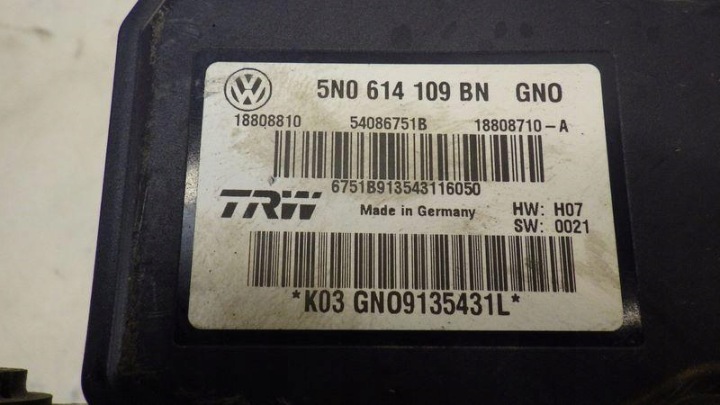 фото №7, Головний гальмівний циліндр abs vw tiguan i 5n 2.0 tdi 5n0614109bn 54086751b 18808710-a