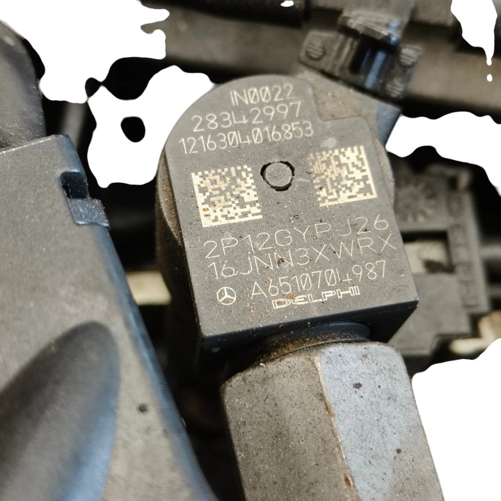 фото №10, Mercedes w204 рестайлинг 2.2 cdi двигатель комплектный 651911 om651