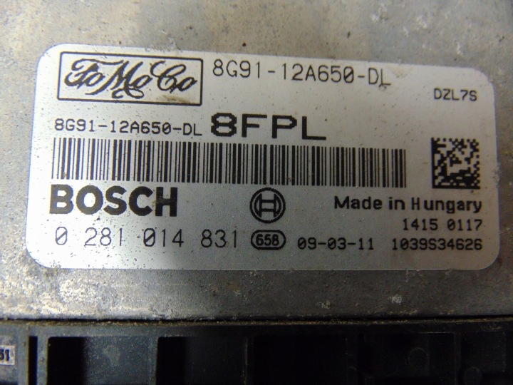 фото №6, Блок керування двигуном (ебу, комп'ютер двигуна) ford s-max mk1 2.2 tdci 8g91-12a650-dl